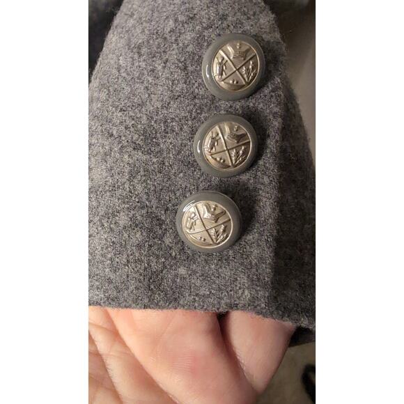 Vintage classic gray Pendleton wool blazer 12 - Picture 7 of 10